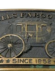 Vtg Wells Fargo Co Belt Buckle Since Brass Metal Usa