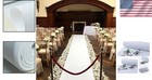 Elegant 24x15 Wedding Aisle Runner - White Carpet For Events   Ceremonies