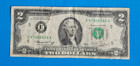 A  Year 1976  Two-dollar Bill   2 Us  Bank Note  Fancy Serial Number 6666