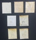 Momen  Honduras Sg  36s-42s 1888-1891 Specimen Mint Og 4h 3ng Lot  61253