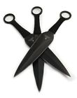 Triple Threat Kunai Ninja Tactical Throwing Knife Set 3 - 9  Throwers W sheath