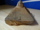 Antique Mongolian Tibetan Buddhist Handmade Votive Clay Stupa