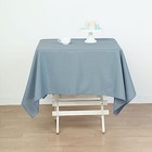 90  Dusty Blue Square Polyester Tablecloth Wedding Party Catering Dinner Linens