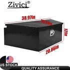 Heavy Duty Black Aluminum Tongue Box For Trailer Rv Truck Storage 39 