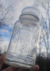 Vintage 1981 Planters 75 Anniversary Peanut Jar Mint Embossed Beauty Art Deco