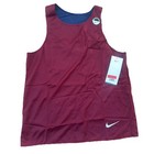 Nike Youth Basketball Jersey Reversible Navy Blue Maroon Red Vintage Large Nwt