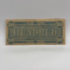 Confederate States Of America  100 Note Richmond  1864 Facsimile