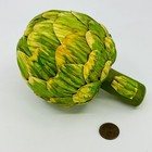 Realistic Artificial Fake Food Prop - Green Artichoke Bloom 6    Tb2