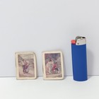 Lot Of 2 Antique 1919 Petit Almanach Pour French Pocket Calendars Cognac Ads  2