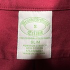 Brooks Brothers Shirt Mens Small Red Long Sleeve Button Down Slim Fit Work Dress