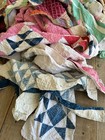    Lb Vintage Quilt Scrap Bundle     Antique Cutter Quilt Pieces     Primitive Fabric