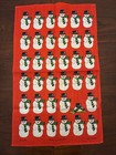5 Nwot Vintage Irish Linen Christmas Tea Towels By Ulster