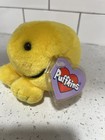 Puffkins Happy The Smiley Face 6-10-98 Vintage Swibco 6684 Beanie Ball Plush Nwt