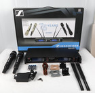 Wireless Microphone System Uhf Dual Skm 9000 Handheld Microphone 75 Years Black