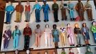 36 Vintage Dollhouse People  Dad Mom And Kids  Lot-hard Plastic Most 5 tall