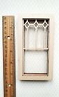 Dollhouse Miniature Window Victorian Style Small Diamonds Wood 1 12 Scale