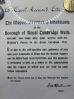 Wwi British 1914-14 Named Campaign Medal Sets Framed Welcome Home Letter