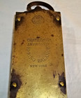 Antique Chatillons Brass Face 100 Lb Spring Scale Working New York