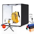 24  Led Photo Studio Light Box Portable Folding Photography Shooting Tent Kit Us