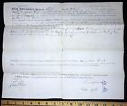 Rare Document Signed Us Treasurer Charles Folger Geneva Ny - Woodstock Mi 1852