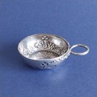 Vintage French Wine Taster  800 Silver 19 Century