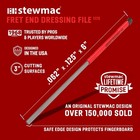 Stewmac Fret End Dressing File - Professional Luthier Tool - Fix Sharp Guitar   