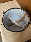 Hungarian Enamelware Goulash Cook Pot  6 Quart 