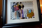 Beatles Cell Art Cartoon Yellow Submarine Comes In Frame Great Shape