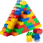 100-piece Building Blocks Set For Toddlers - Jumbo Toy Blocks In 5 Colors For   