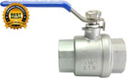 1-1 4  Female Ball Valve Npt Thread 316 Stainless Steel Full Port Ball Valve Wog