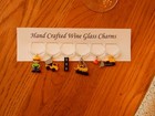   Construction Worker  Set Of 6 Hand Crafted Wine Glass Charm Drink Markers