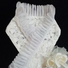 F-2 Layered Lace Collar With Rose And Pearl Motifs  Kimono Furisode Accessory