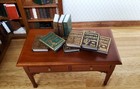 Dollhouse Book Set X10 Wizard School Books 1 12 Scale Miniatures  blank Inside 