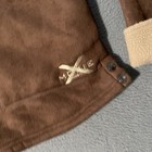 Moxie Equestrian Cavalero Suede Full Zip Jacket Coat Women   s Xxl Sherpa Lined