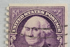 U s  Postage Stamp   George Washington   3   Stamp Violet   Posted   Z47