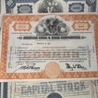 Old Stock Certificates International Tel And  Telegraph Co 100 3pieces