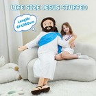 Yelakey Giant Jesus Plush 6 Ft Jesus Stuffed Doll Plushie Toy Christian Pillo