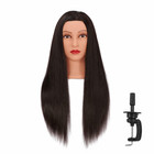 26 -28  Long Hair Mannequin Synthetic Fiber Hairdresser Practice Styling Trai   