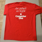 Very Rare 1980 Vintage Apple T-shirt  eve Had The Right Idea  Macintosh Computer