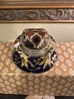 Royal Crown Derby-imari Frog-figurine-c 1985-english Bone China-hand Crafted-
