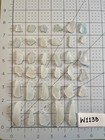 W 1138 Genuine Surf Tumbled Sea Glass snow-frosted -some Blue Tones Beach Glass