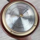 Vintage Airguide Banjo Weather Station Barometer Thermometer Hygrometer Mahogany