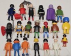 Vintage Playmobil Mini Figures People Some Accessories 1974-2000 Mixed Lot Of 20
