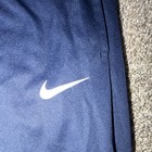 Nike Dri-fit Boys Blue Track Pants S Drawstring Elastic Waist Moisture Wicking