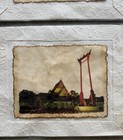 Set Of 7 Traditional Thai Art Prints On Mulberry Paper With Handmade Mats