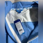 New Prince Pickleball Blue And White Cropped Zip Up Hooded Jacket  Size Medium 