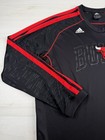 Adidas Chicago Bulls Pullover Shirt Long Sleeve Shooting Warm Up Vented Mens 2xl