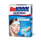 Bekoool Migraine Gel Sheets - Natural Pain Relief - 4 Count