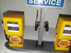 1 24  1 25 Scale 70s Shell Gas Pumps With Island For Dioramas 