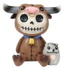 Ebros Furry Bones El Toro The Bull Skeleton Furry Bones Collectible Figurine 3 h